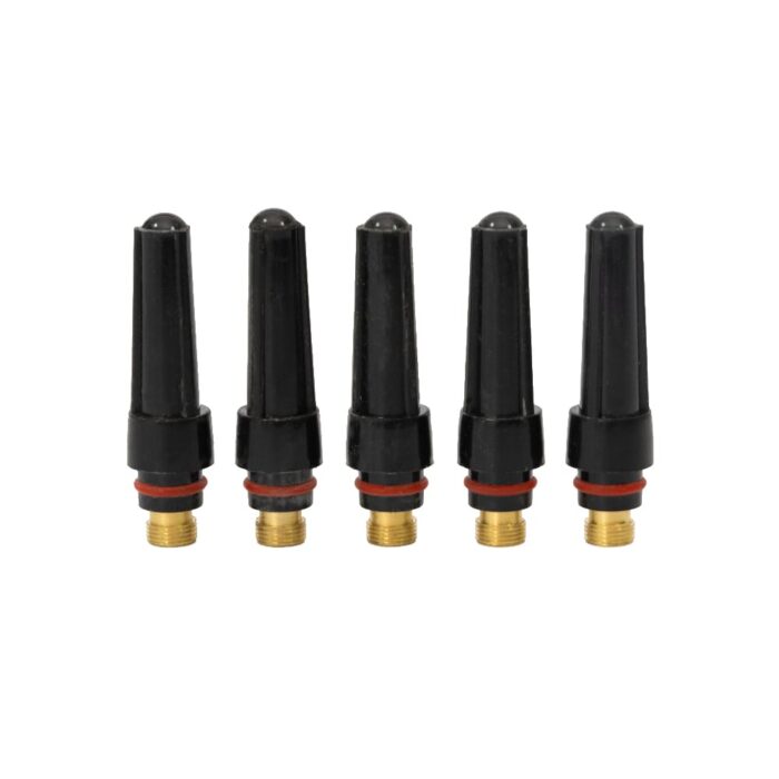 Lot De 5 Bouchons Arrière Courts Pour Torche TIG/plasma - Réf. 57Y04, Compatible Séries WP 17, 18, 26