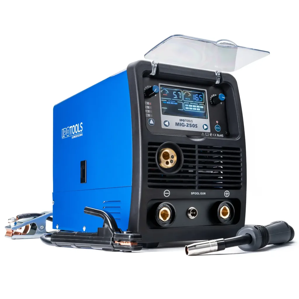 IPOTOOLS MIG 250S – Poste à souder à onduleur synergique 5en1